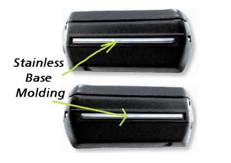 Armrest Base Moldings: 68-72 various (pr)